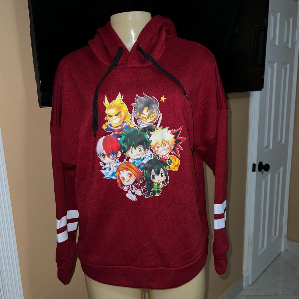 ♥️♥️♥️ Hoodie color Red ( L ) (junior)